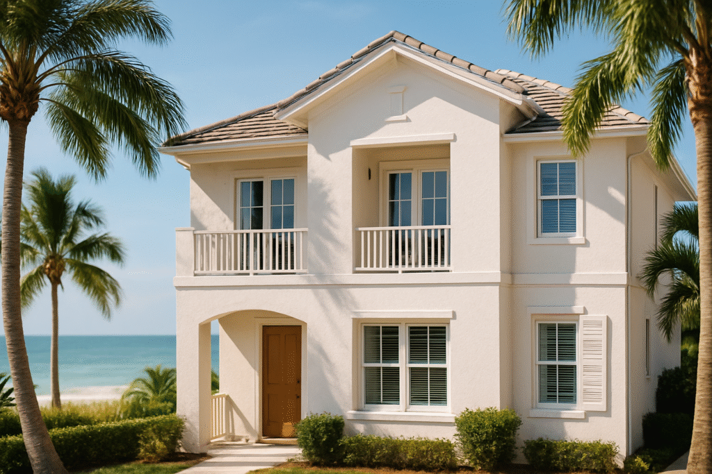 Clean coastal Clearwater FL beach home with gulf view, kept spotless by a Tampa Bay cleaning service